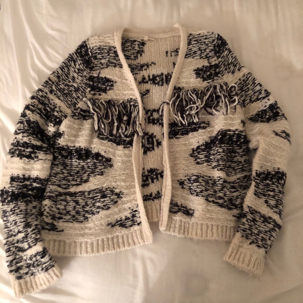 Cozy open sweater